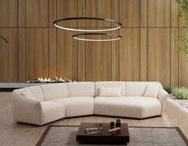 Atelier Del Sofa Mentıs Corner 5 (L1+Cx+2Xr) Crema